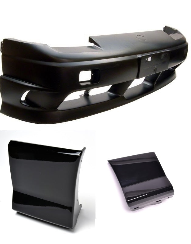 GENIUNE NISSAN 180SX TYPEX FRONT BUMPER KIT WITH SIDE COVERS ** NEW