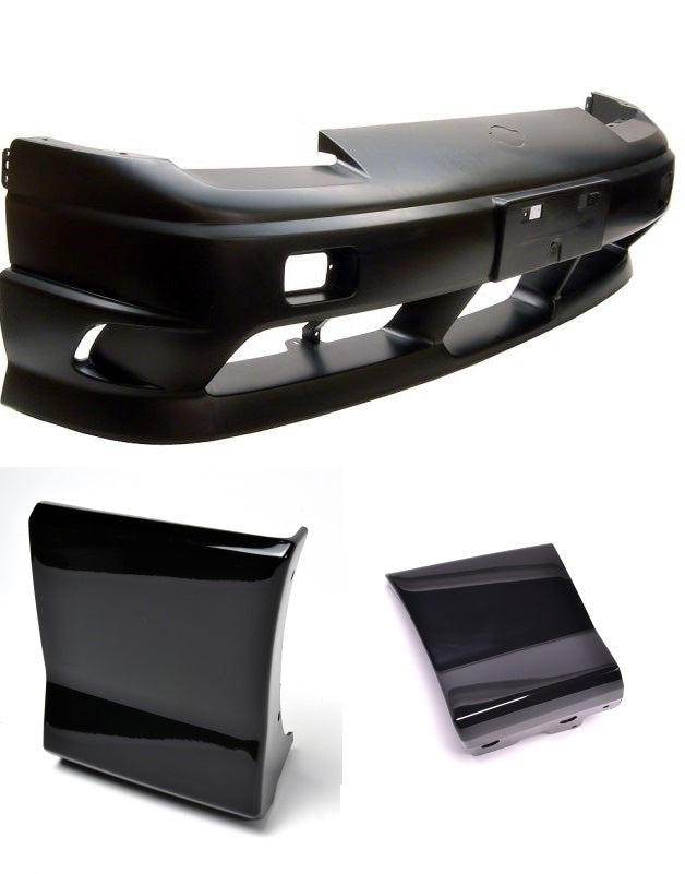 GENIUNE NISSAN 180SX TYPE-X FRONT BUMPER KIT WITH SIDE COVERS ** NEW **