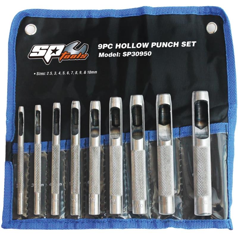 SP Tools Hollow Punch Set - 9pc