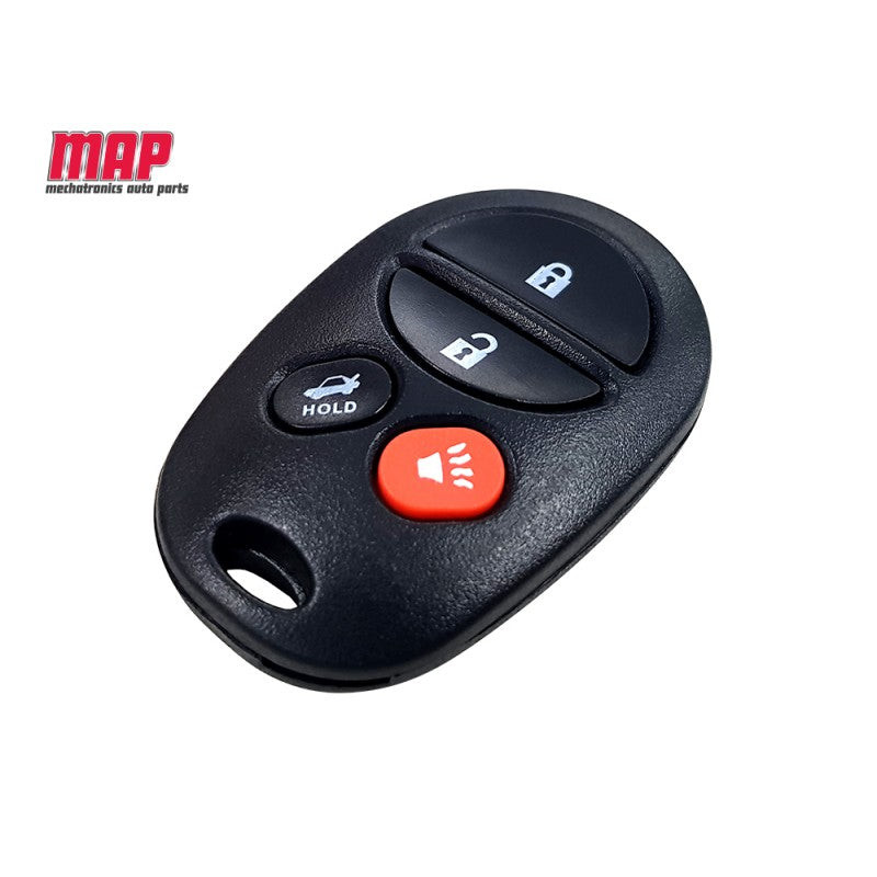 TOYOTA AURION 4 BUTTON COMPLETE REMOTE