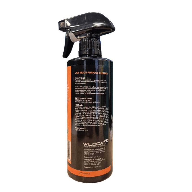 Wildcat - Car Multi-Purpose Cleaner Trigger Sprayer 500Ml