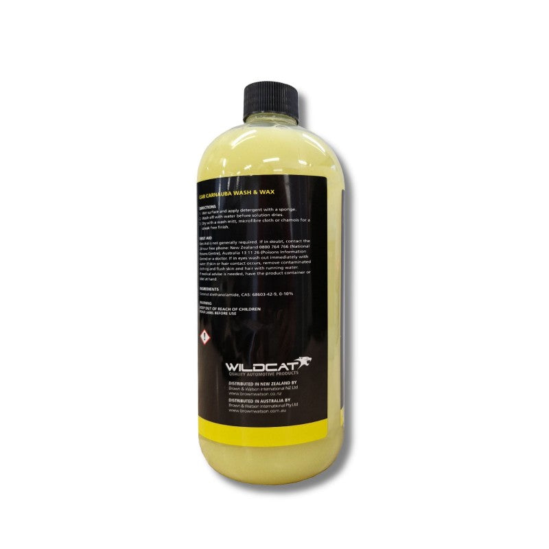 Wildcat - Car Carnauba Wash & Wax 1L