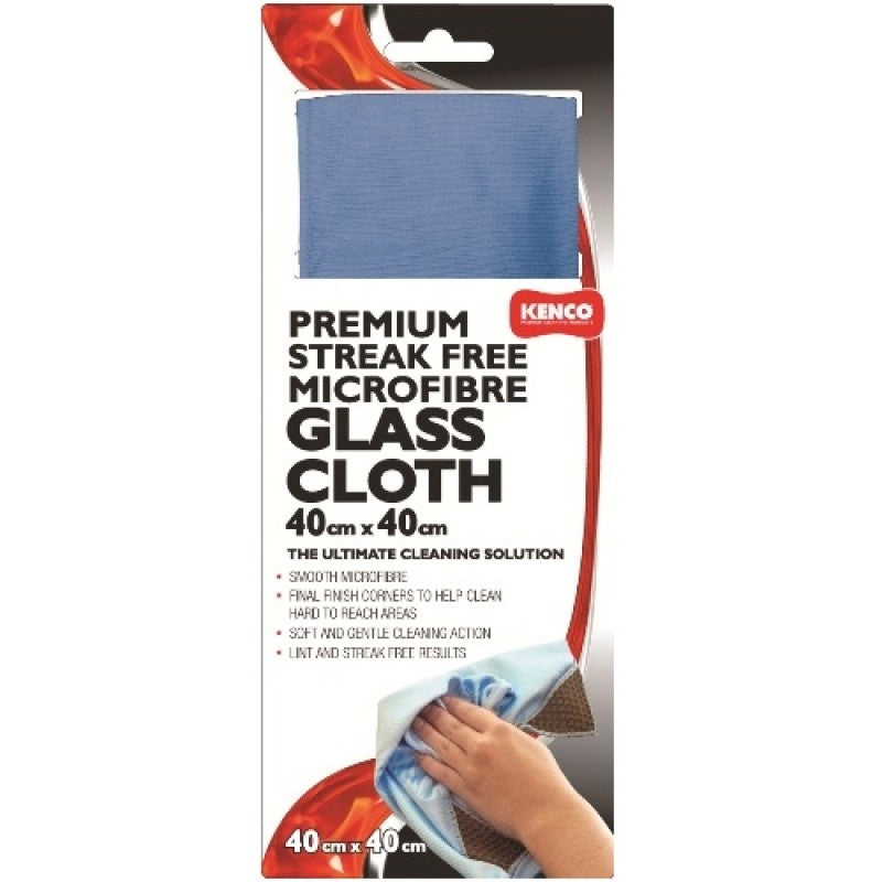 Kenco - Microfibre Glass Cloth 40Cm X 40Cm