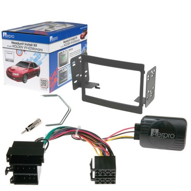Aerpro Complete Install Kit | Fp9056gk D/Din Grey Holden Commodore Vy/Vz