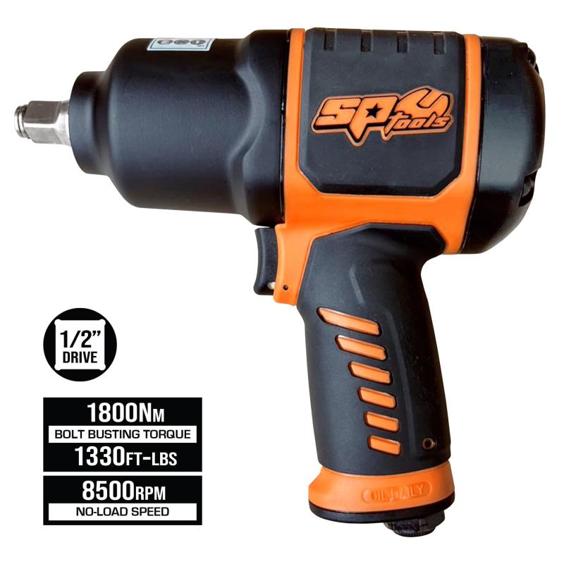 SP TOOLS 1/2"DR IMPACT WRENCH - 1800NM