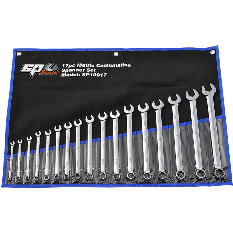 SP TOOLS COMBINATION ROE SPANNER SET - METRIC - 17PC