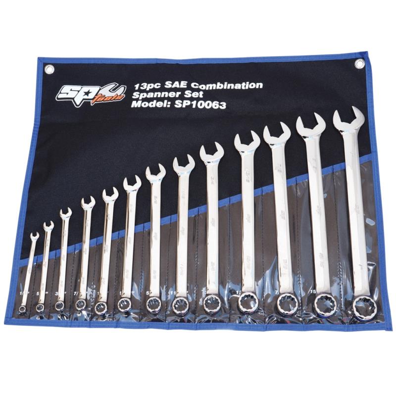 SP TOOLS COMBINATION ROE SPANNER SET - SAE - 13PC