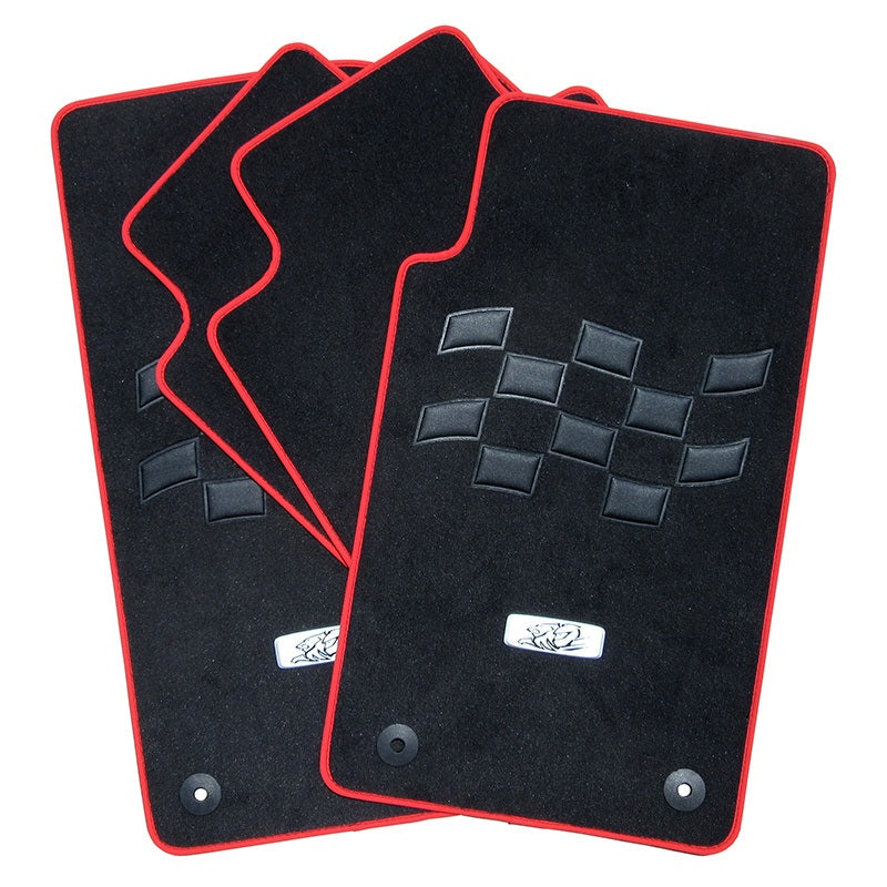 Genuine Holden HSV AH Astra Sedan (2004-2009) Front & Rear Carpet Floor Mat Set – Grey With Piping