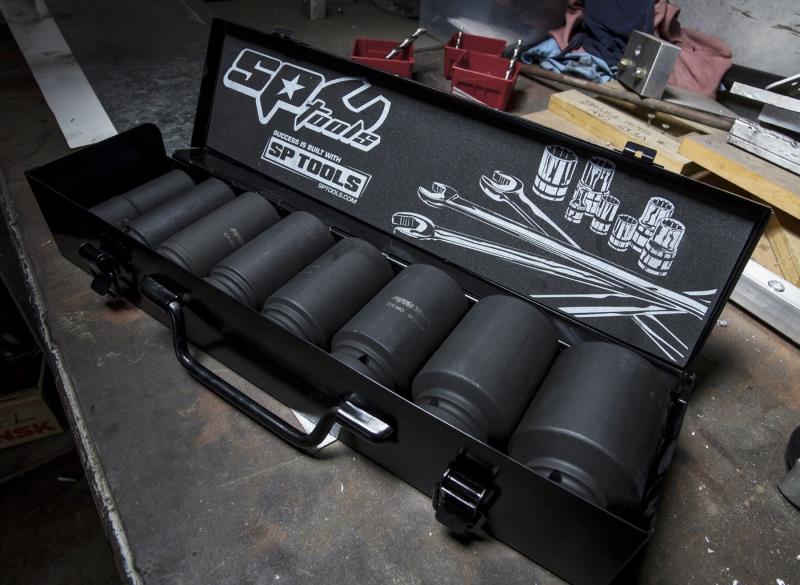 SP TOOLS 3/4"DR DEEP IMPACT SOCKET SET - 6PT METRIC - 8PC