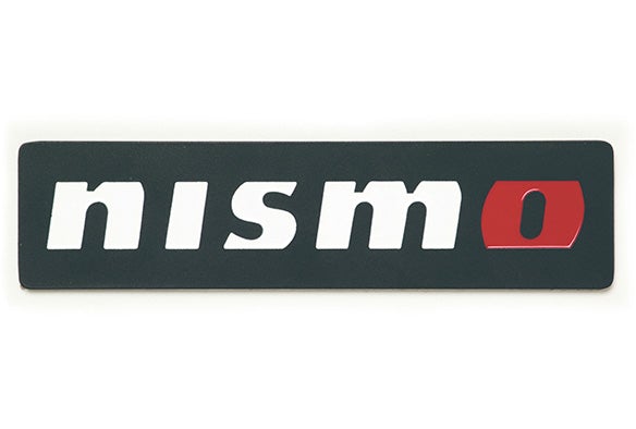 NISMO METAL EMBLEM - BLACK (25MM X 100MM)
