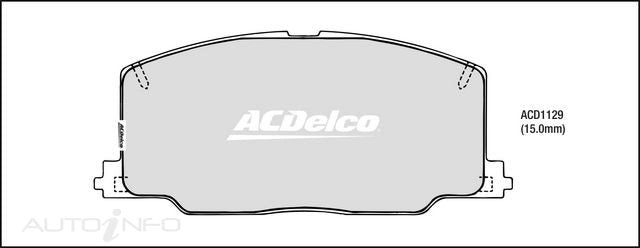 ACDelco Front Brake Pads - Toyota Camry, Celica, Corona 1985-1994