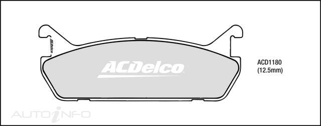 ACDelco Rear Brake Pads - Ford Laser / Mazda 323, MX5 / Suzuki Baleno