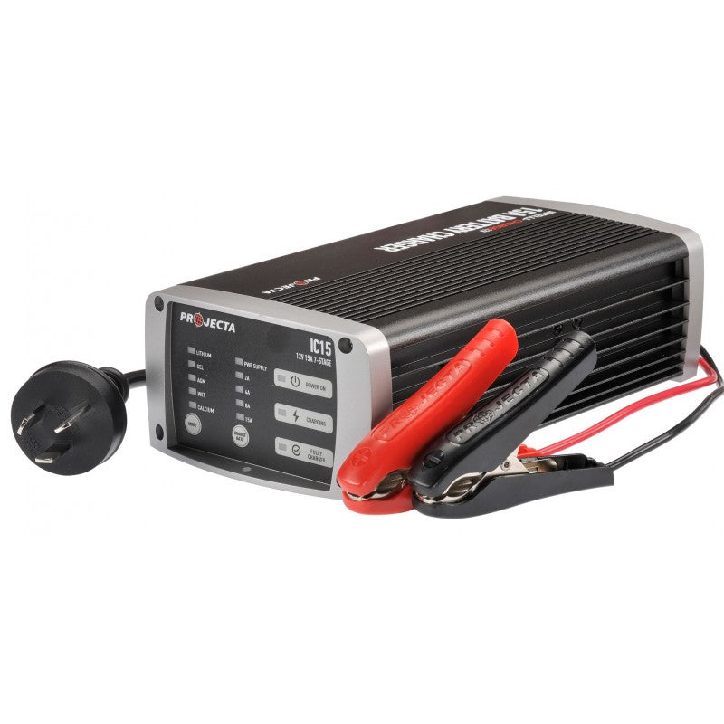 Projecta 12V 15A Multichem Lithium Battery Charger