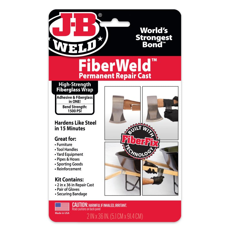 JB Weld Fiberweld Permanent Fibreglass Repair Cast