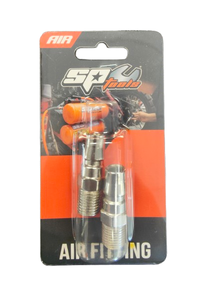 SP Tools 1/4" Male Thread Plug Nitto Style Air Fitting - 2PC Carded