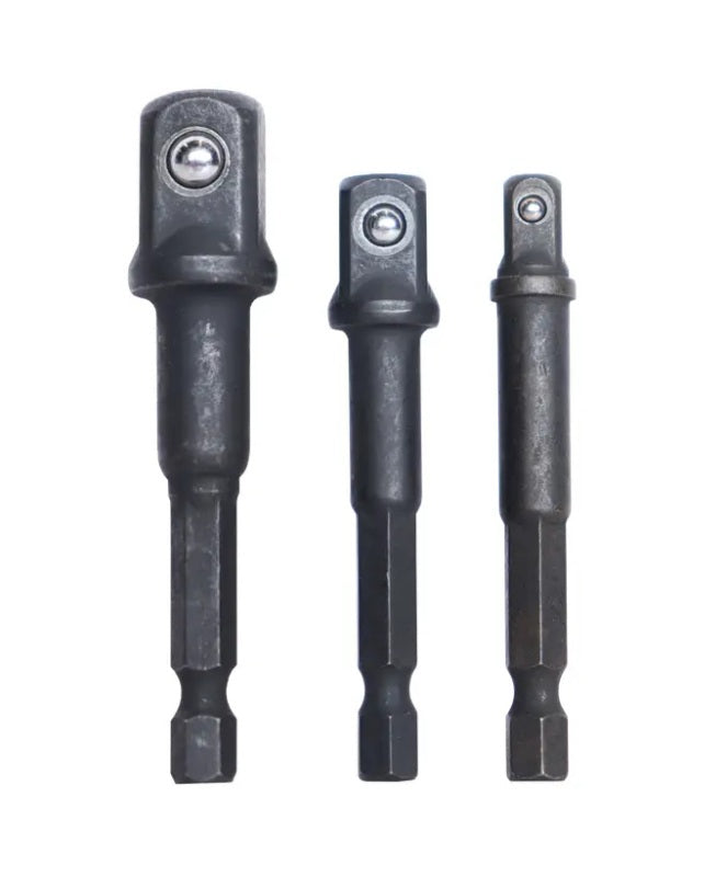 SP Tools Impact Extension Adapters - 1/4" , 3/8" & 1/2"Dr - 3pc Set