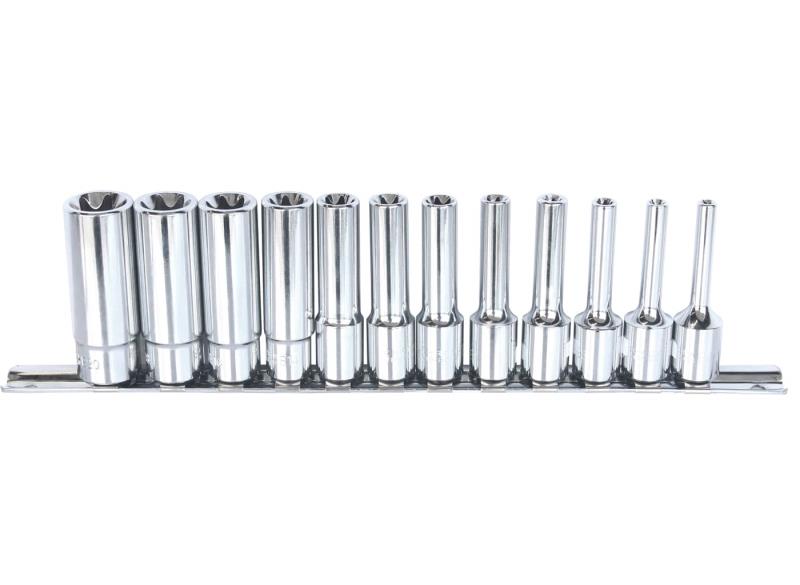 SP Tools 3/8"Dr Deep Socket Rail Set - 12pc - E-Torx
