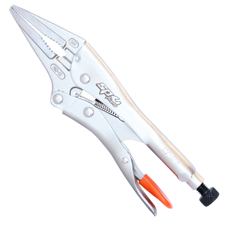 SP TOOLS LOCKING PLIERS - LONG NOSE - 230MM (9")