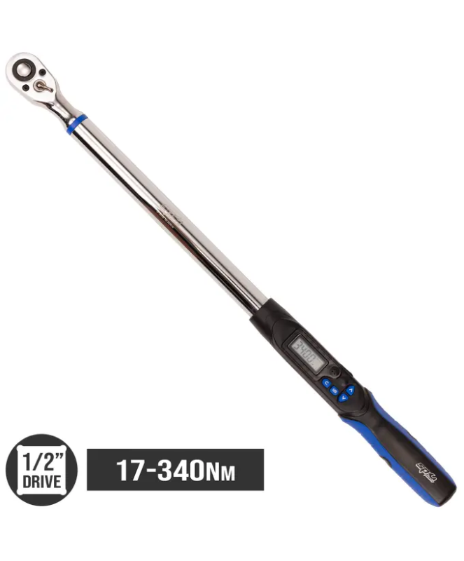 SP TOOLS TORQUE WRENCH - DIGITAL, SIZES: 1/2ƒ??ƒ??DR - 17-340NM