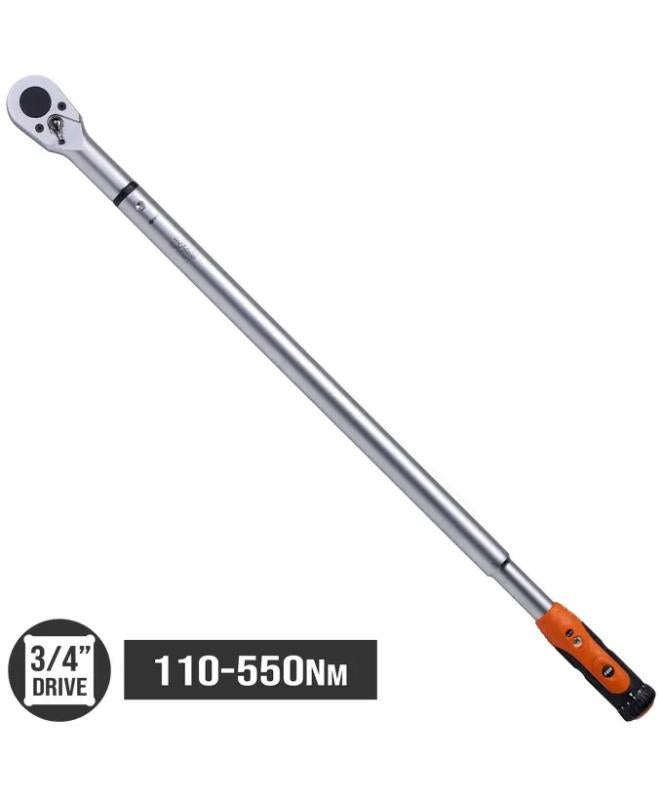 SP Tools Torque Wrench - Micrometer, Sizes: 3/4’’Dr - 110-550Nm