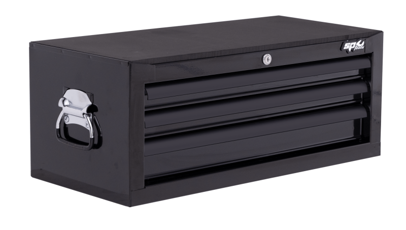 SP Tools Custom Series Intermediate Tool Box - 3 Drawer - Black/Black