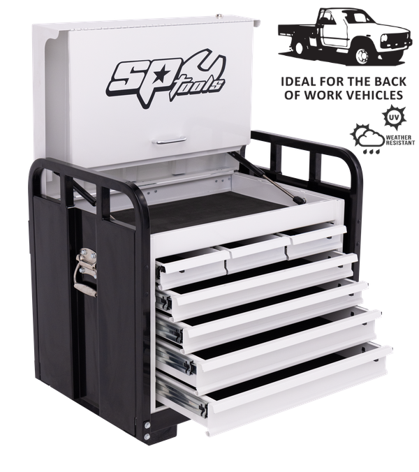 SP Tools Off Road Series Field Service Tool Box - (50% Thicker Steel) - 7 Drawer