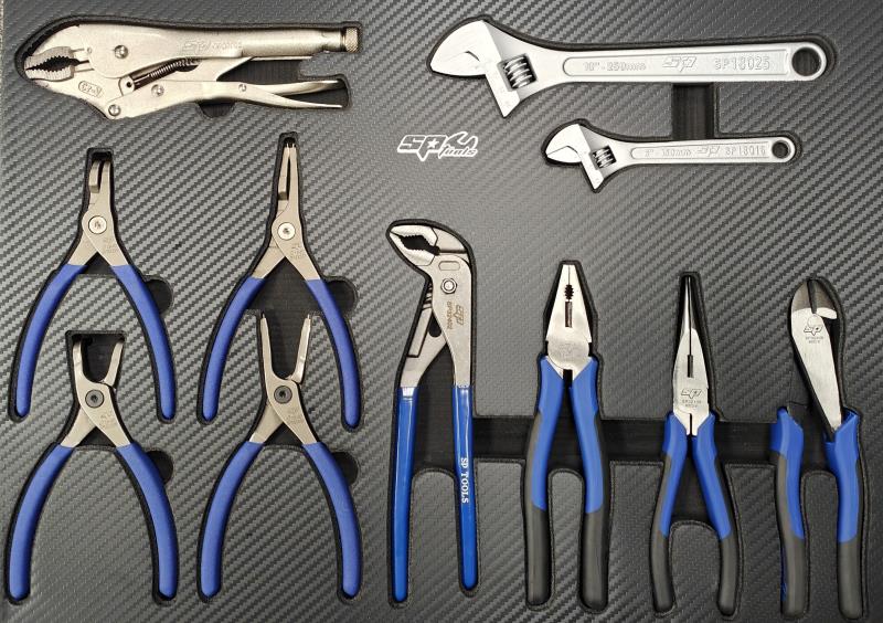 SP TOOLS TOOLKIT 629PC METRIC/SAE BLACK