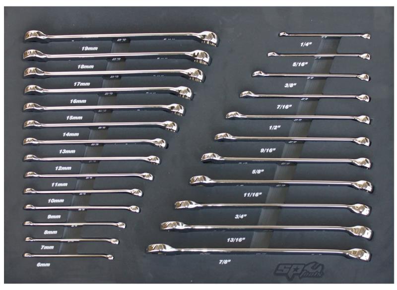 SP TOOLS TOOLKIT 629PC METRIC/SAE BLACK