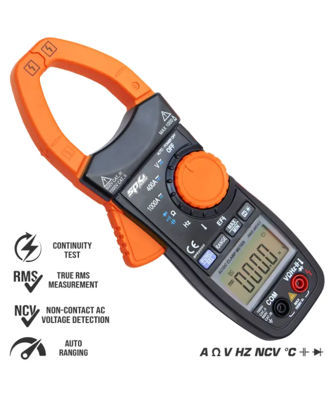 SP Tools Professional Diagnostic Clamp Meter - AC/DC 1000A Multimeter
