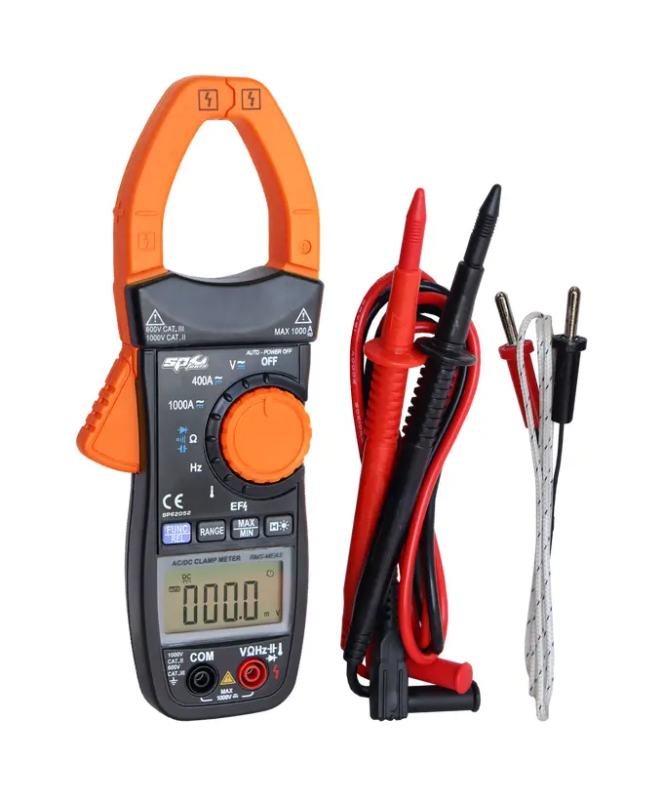SP Tools Professional Diagnostic Clamp Meter - AC/DC 1000A Multimeter