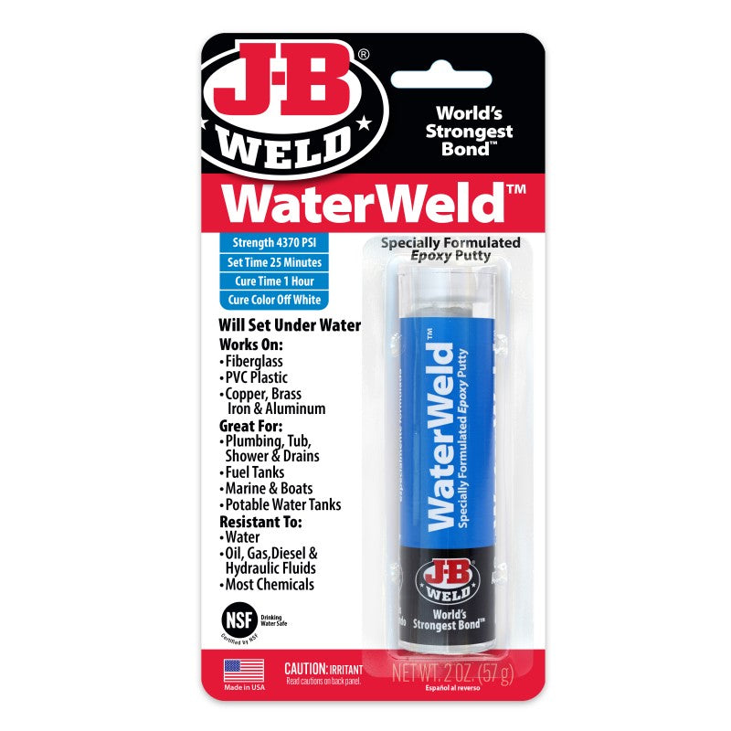 JB Weld Waterweld Epoxy Putty Stick 57G