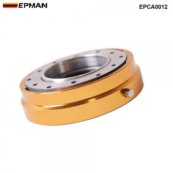 Slimline Quick Release Steering Wheel Hub - Gold
