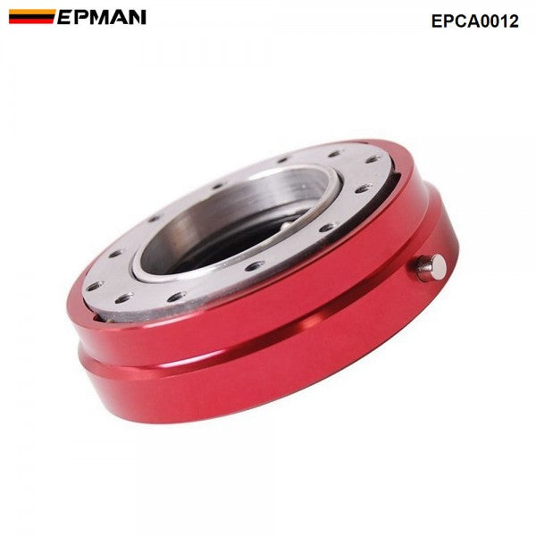 Slimline Quick Release Steering Wheel Hub - Red