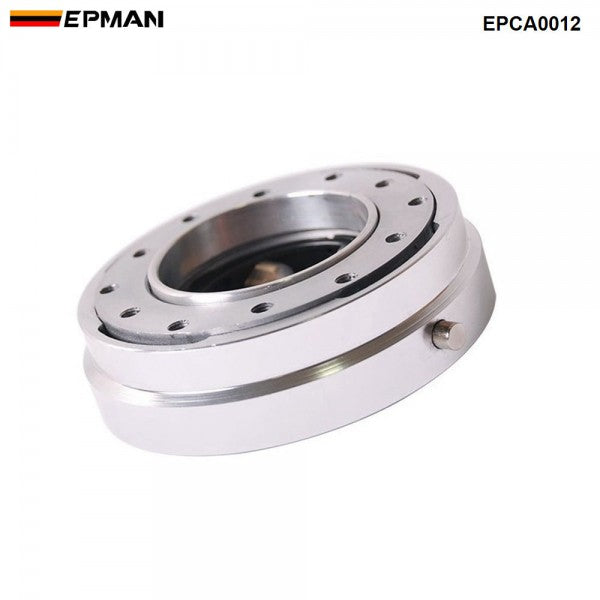 Slimline Quick Release Steering Wheel Hub - Silver