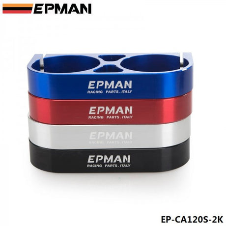 EPMAN 044 Dual Fuel Pump Bracket - Silver