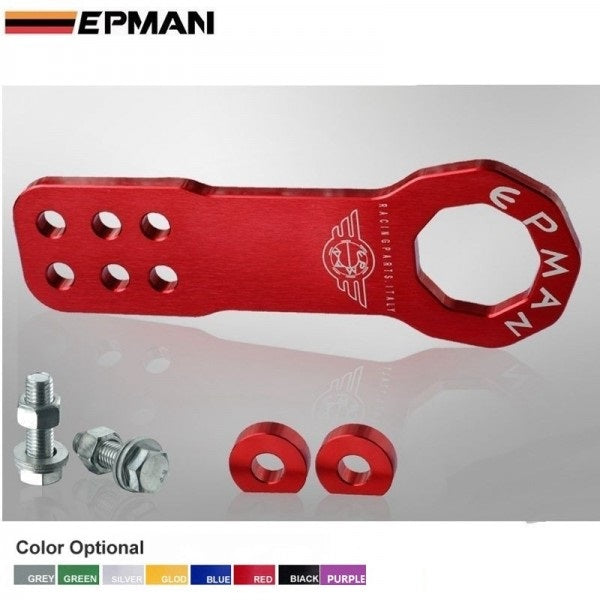 Front Alloy Tow Hook - Red