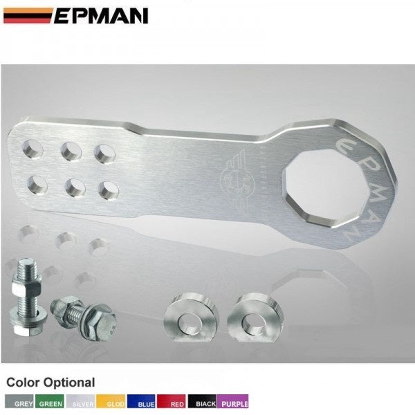 Front Alloy Tow Hook - Silver