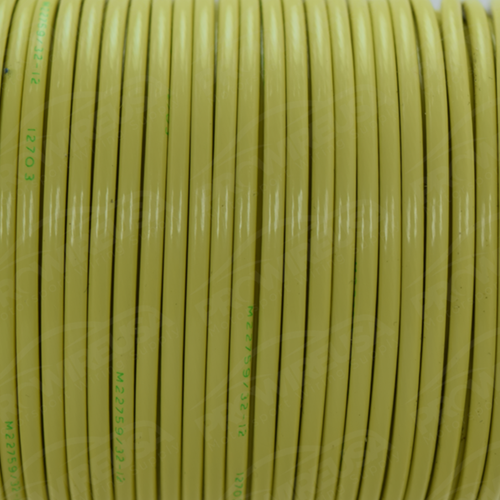 12AWG Mil Spec Tefzel Wire - Yellow