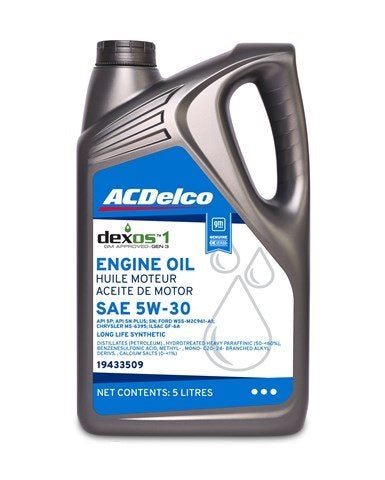 ACDelco Long Life Oil 5W-30 DEXOS1 GEN3 5 Litre