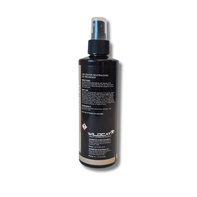 Wildcat - Car Odour Neutralising Vanilla Air Freshener 250Ml