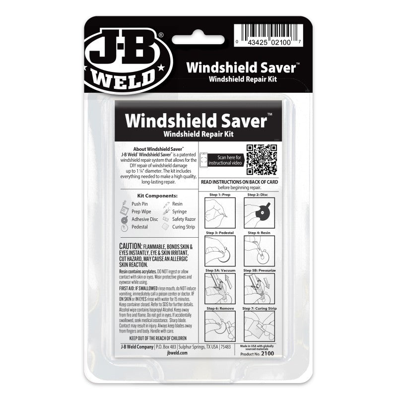 JB Weld Windshield Saver Repair Kit