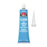 JB Weld Clear All Purpose RTV Silicone Sealant And Adhesive 85G Tube