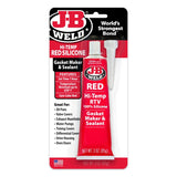 JB Weld Red High Temp RTV Silicone 85G Tube