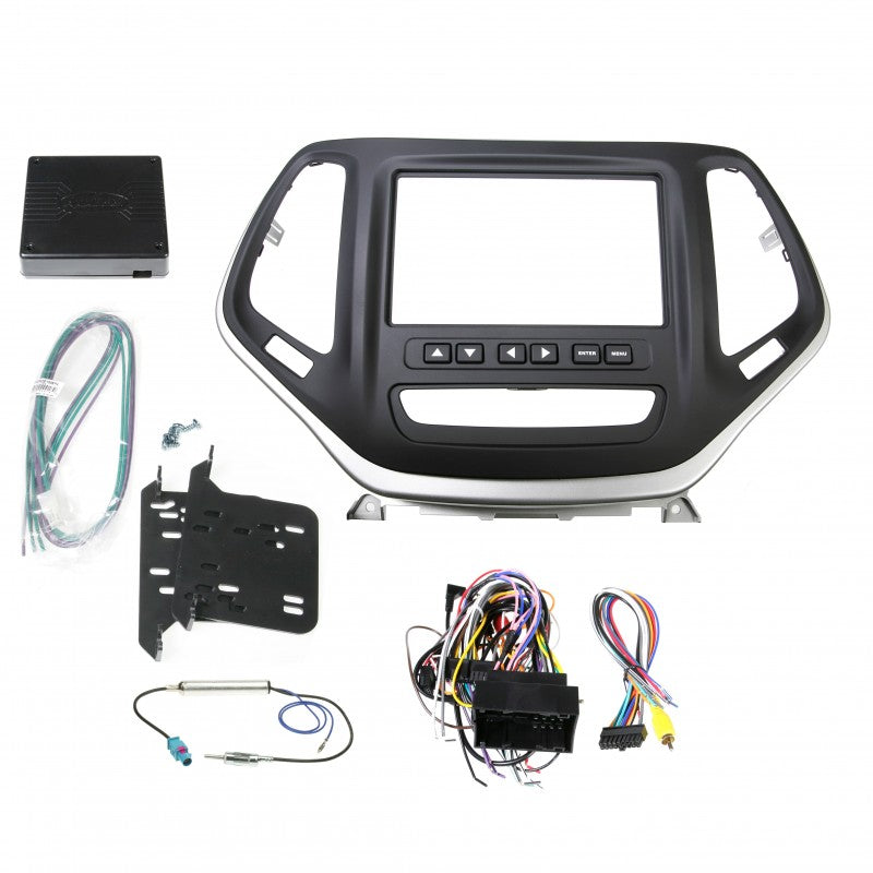 Aerpro Complete Install Kit | Fp8254 Jeep Cherokee Black/Silver