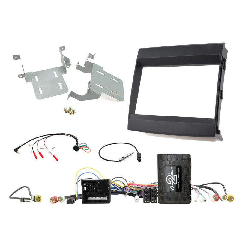 Aerpro Complete Install Kit | Fp8510k Double Din Install Kit T/S Porsche Cayenne Matte Black