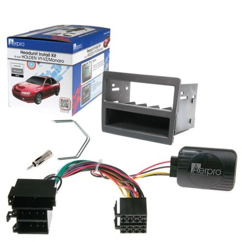 Aerpro Complete Install Kit | Fp9046gk S/Din Grey Holden Commodore Vy/Vz