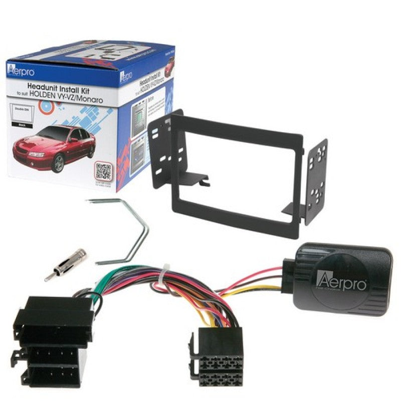 Aerpro Complete Install Kit | Fp9056k D/Din Black Holden Commodore Vy/Vz