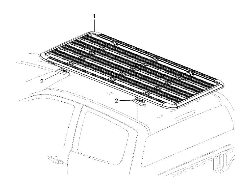 Genuine Holden Colorado RG Roof Tray