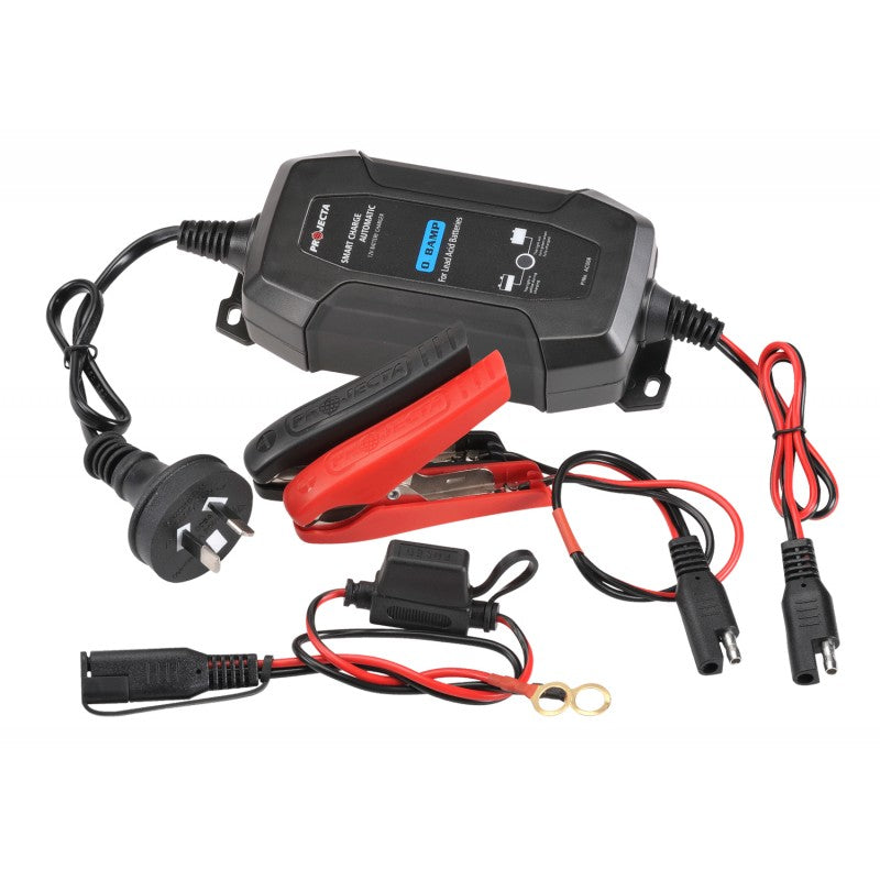 Battery Charger 0.8A 12V 4 Stage Projecta