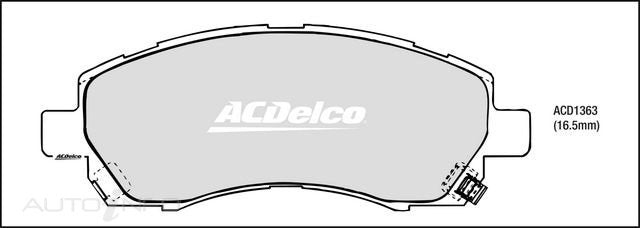 ACDelco Front Brake Pads - Subaru Impreza, Legacy, Liberty 1992-2003